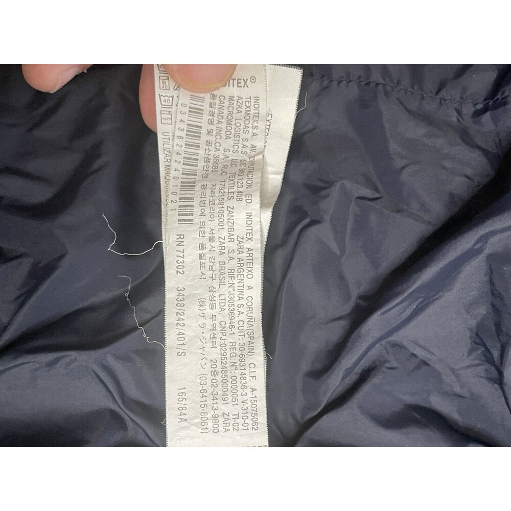 Zara Women Medium Blue Zipup Vest Jacket   ( S ) - Picture 6 of 16